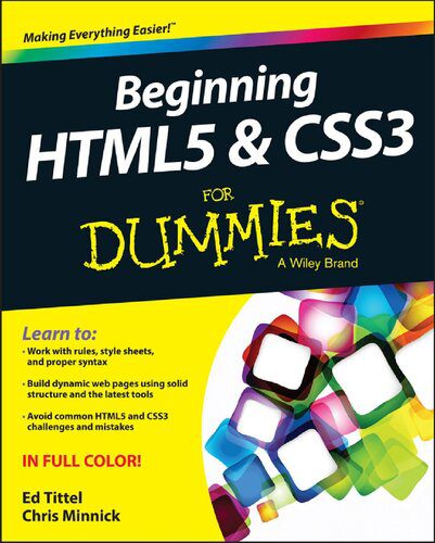 دانلود نسخه کامل کتاب Beginning HTML5 and CSS3 For Dummies