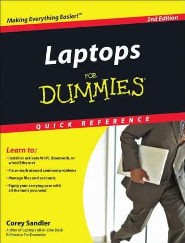 دانلود نسخه کامل کتاب Laptops For Dummies Quick Reference 2nd Ed. (For Dummies (Computer Tech))