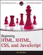 دانلود کتاب Beginning HTML, XHTML, CSS and JavaScript (Elements) – شروع HTML ، XHTML ، CSS و JavaScript (عناصر)