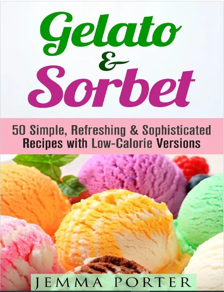 دانلود نسخه کامل کتاب Gelato and Sorbet