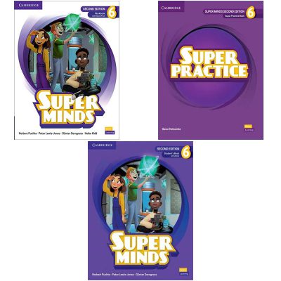 پک 3 جلدی کتاب سوپر مایندز 6 ویرایش دوم pack Super Minds 6