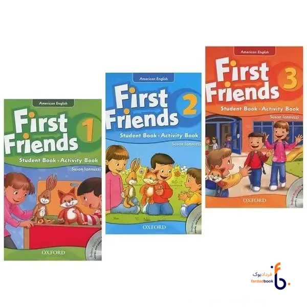 پک 3 جلدی American First Friends 1+2+3 امریکن فرست فرند