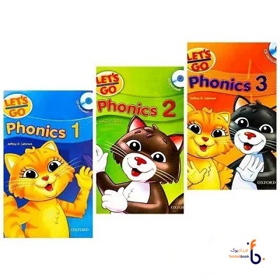 پک 3 جلدی Lets Go Phonics 1+2+3