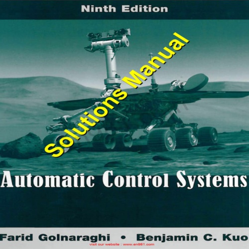 حل مسائل سیستم های کنترل اتوماتیک بنجامین کوه و فرید گلنراقی به صورت PDF و به زبان انگلیسی در 946 صفحه - اسمارت فایل