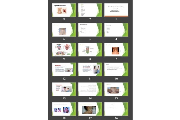 پاورپوینت سمیولوژی غدد Physical Examination &amp; History Taking
