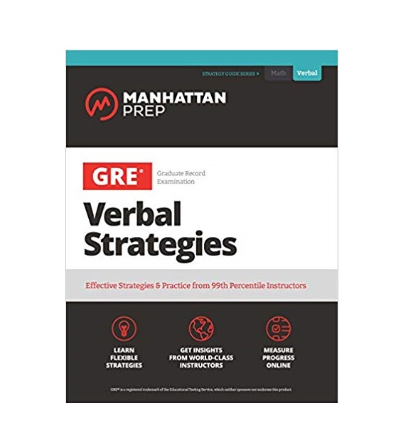 GRE Verbal Strategies Effective Strategies Practice from 99th Percentile Instructors خرید کتاب زبان