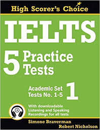 IELTS 5 Practice Tests academic set 1 Tests No 1-5