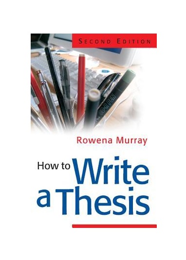 How to Write a Thesis کتاب زبان