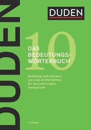 Duden Das Bedeutungs worterbuch