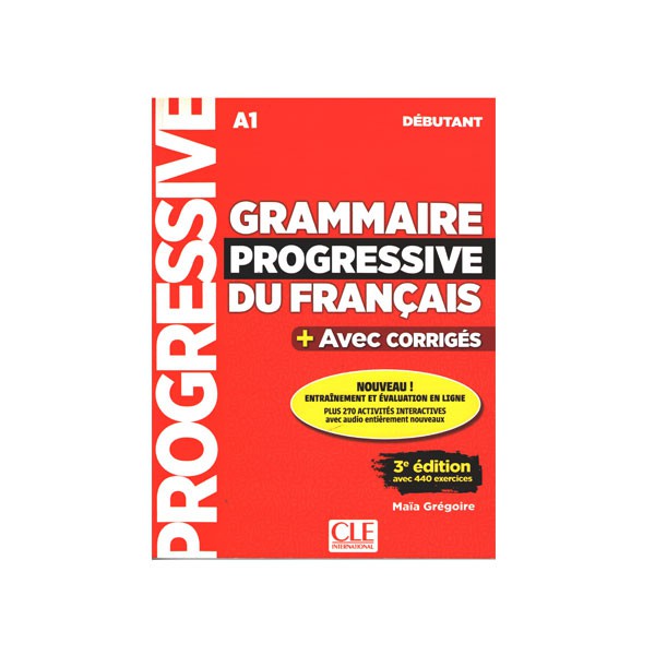Grammaire Progressive Du Francais A1 (سیاه سفید)