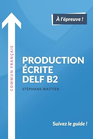 Production ecrite DELF B2