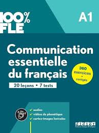 Communication essentielle du français A1 – Livre 100% FLE سیاه وسفید
