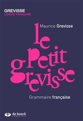 Le petit Grevisse – Grammaire française