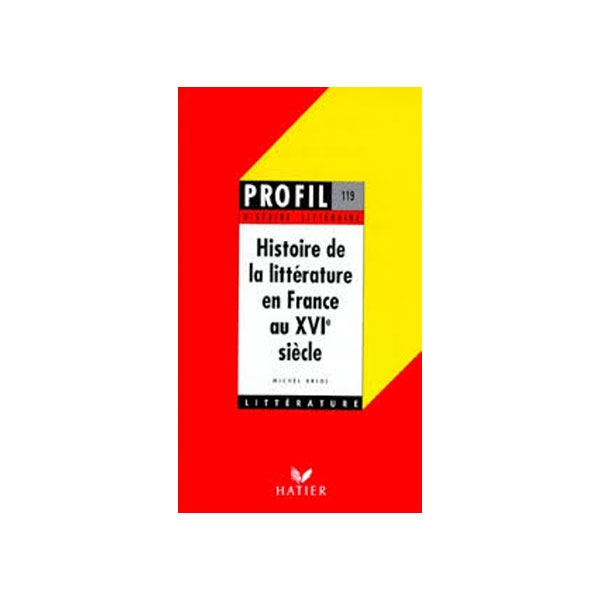 profile Histoire de la littérature en France