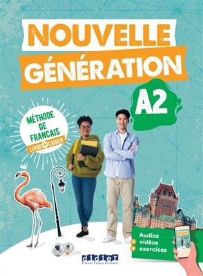 Nouvelle Generation A2 Livre + Cahier (رنگی)
