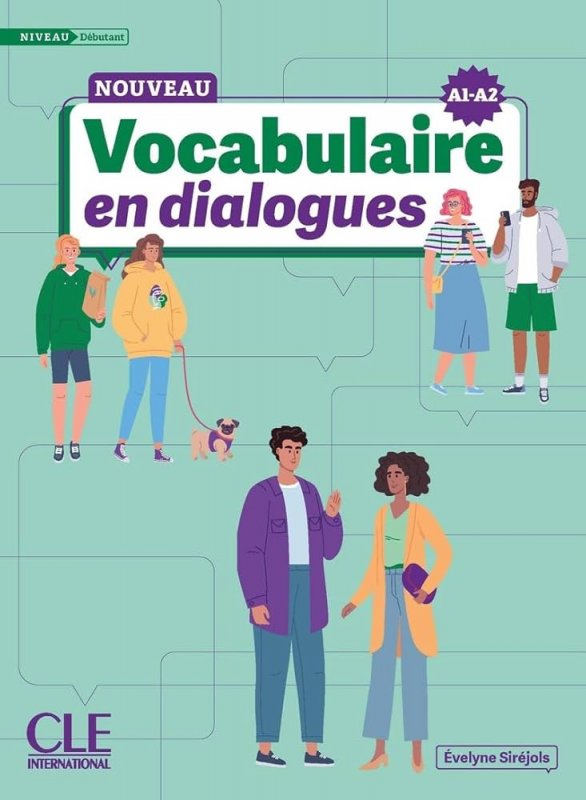 Nouvelle Vocabulaire en dialogues niveau debutant edition A1 A2 رنگی
