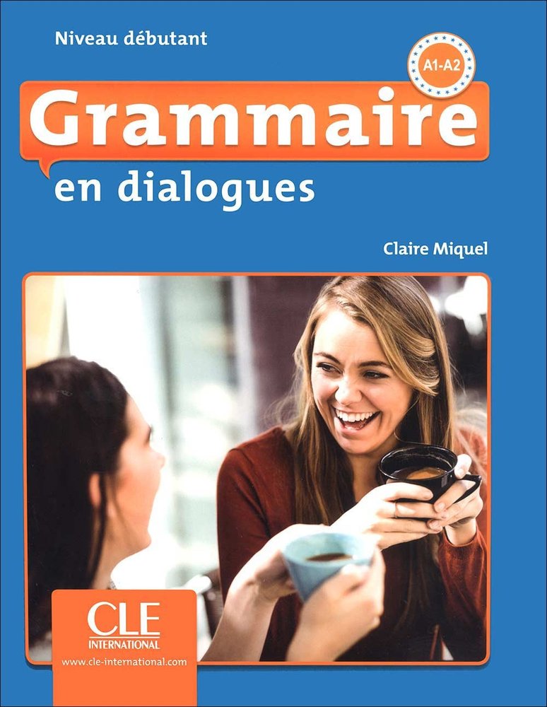 Grammaire en dialogues A1 A2: Niveau débutant + CD سیاه سفید