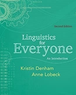 Linguistics for Everyone An Introduction 2nd