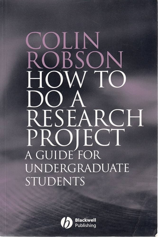 How to Do a Research Project A Guide for Undergraduate Students