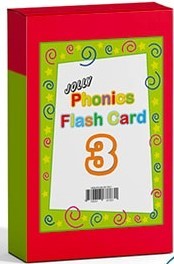Jolly Phonics 3 Flash Cards (فلش کارت)