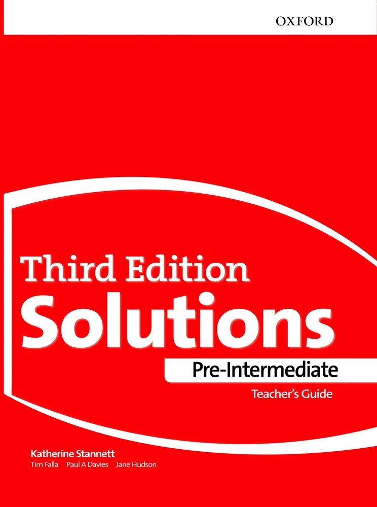 Solutions Pre Intermediate 3rd teachers book