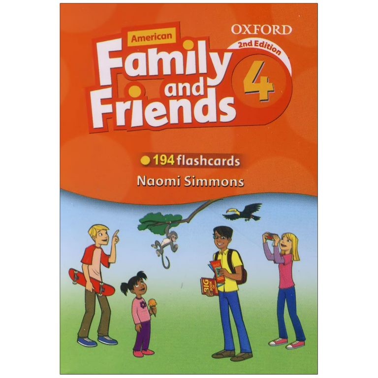 Family and Friends 4 2nd Flash Cards (فلش کارت)