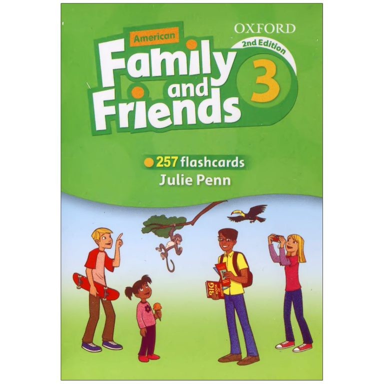 Family and Friends 3 2nd Flash Cards (فلش کارت)