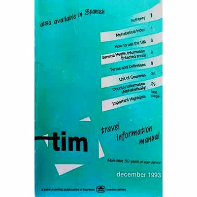 travel information manual