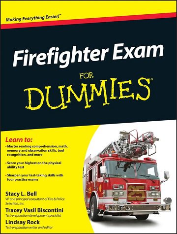 کتاب فایرفایتر اگزم فور دامیز Firefighter Exam For Dummies