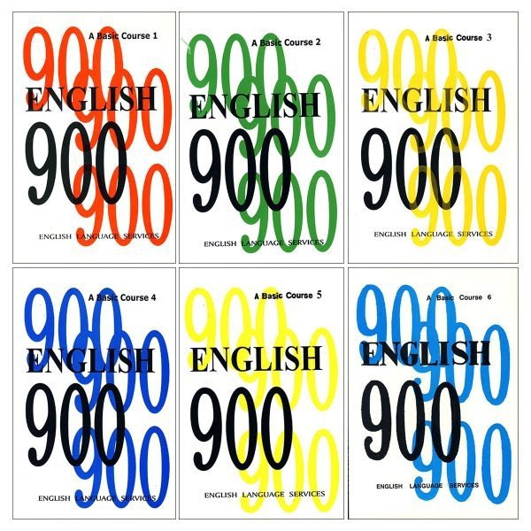 مجموعه 6 جلدی کتاب انگلیش 900 بیسیک کورس ENGLISH 900 A Basic Course