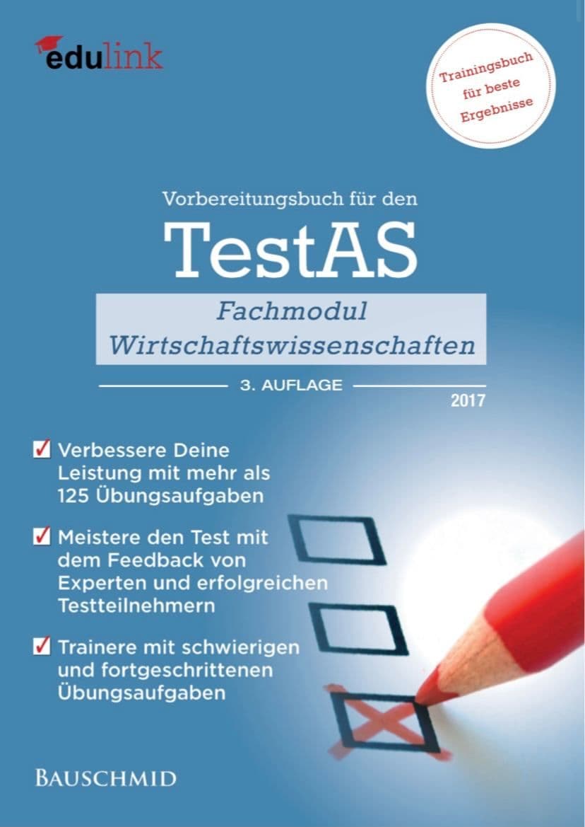TestAs Fachmodul Wirtschaftswissenschaften