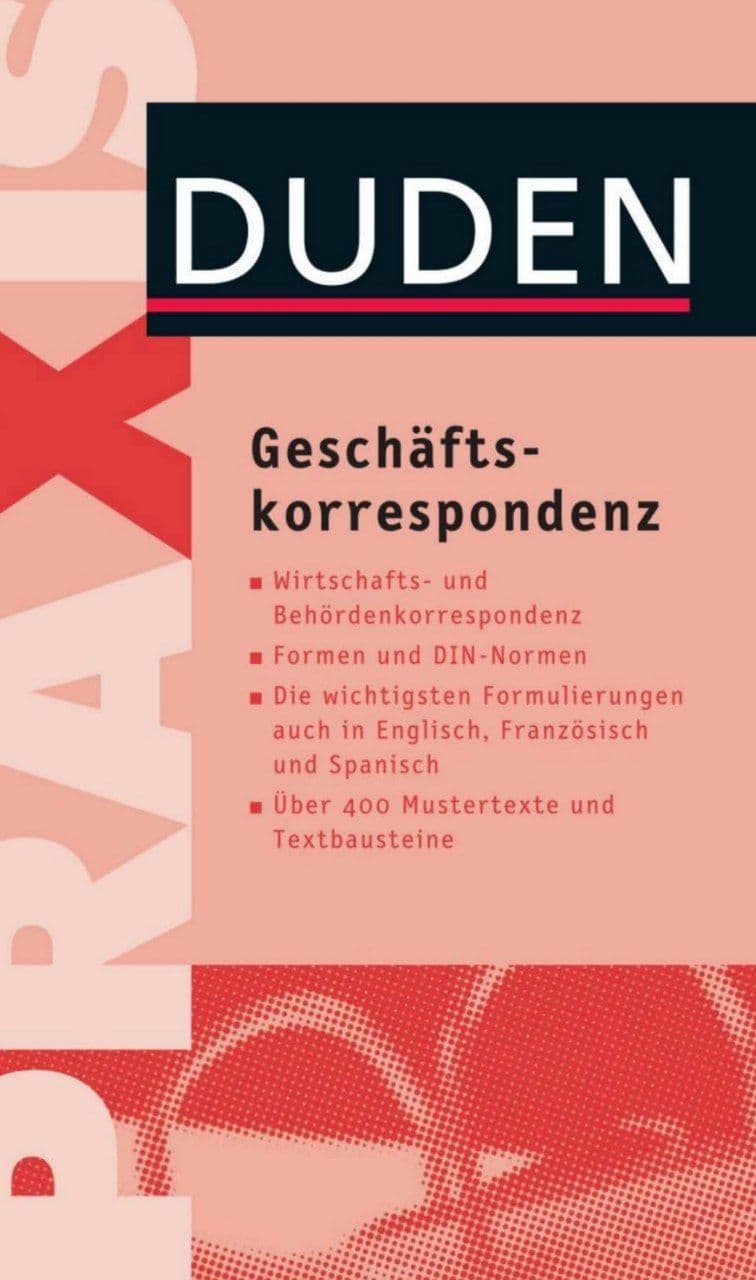 Geschäfts korrespondenz (Duden)