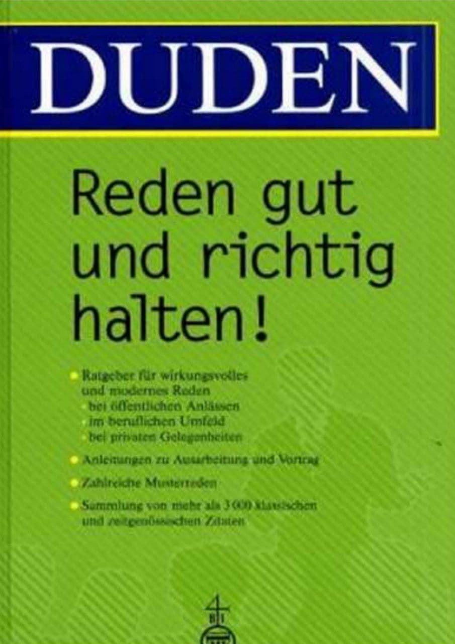 Reden gut und richtig halten! (Duden)