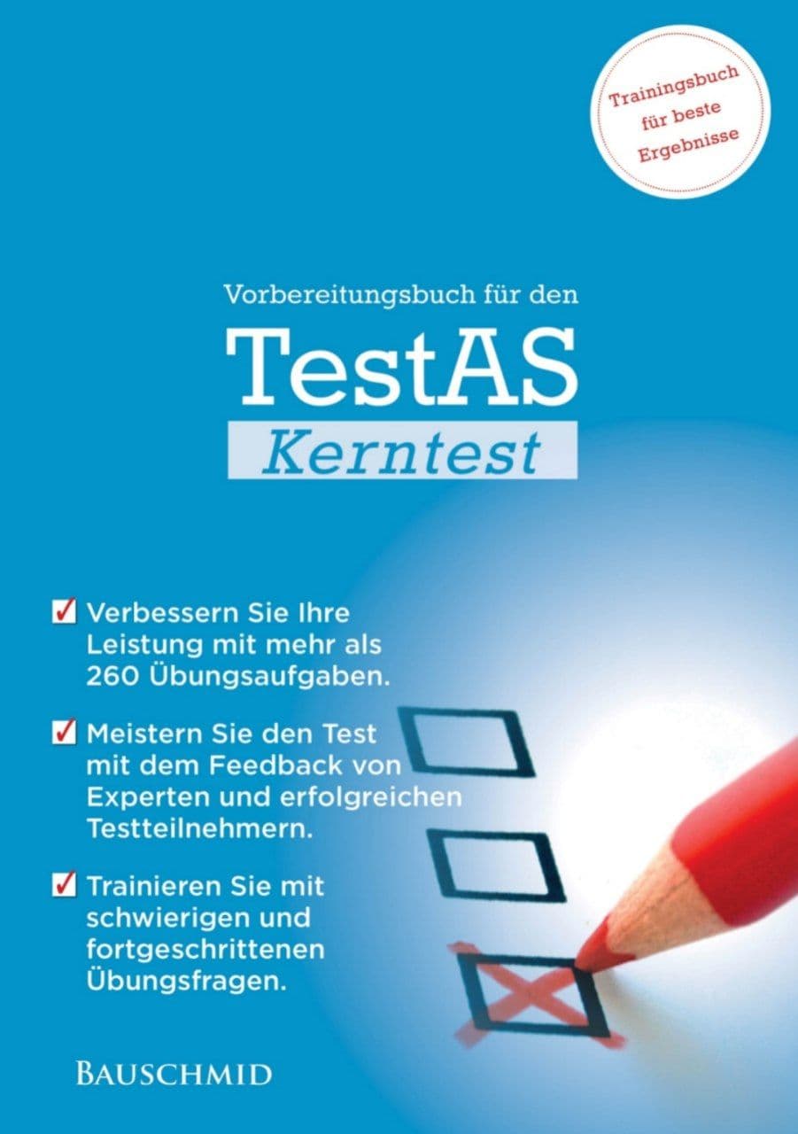 Vorbereitungsbuch für den TestAs