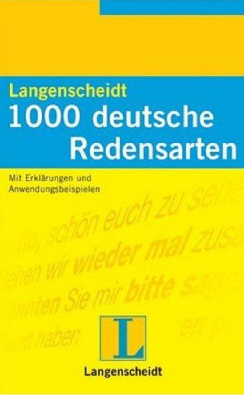 1000 deutsche Redensarten Langenscheidt