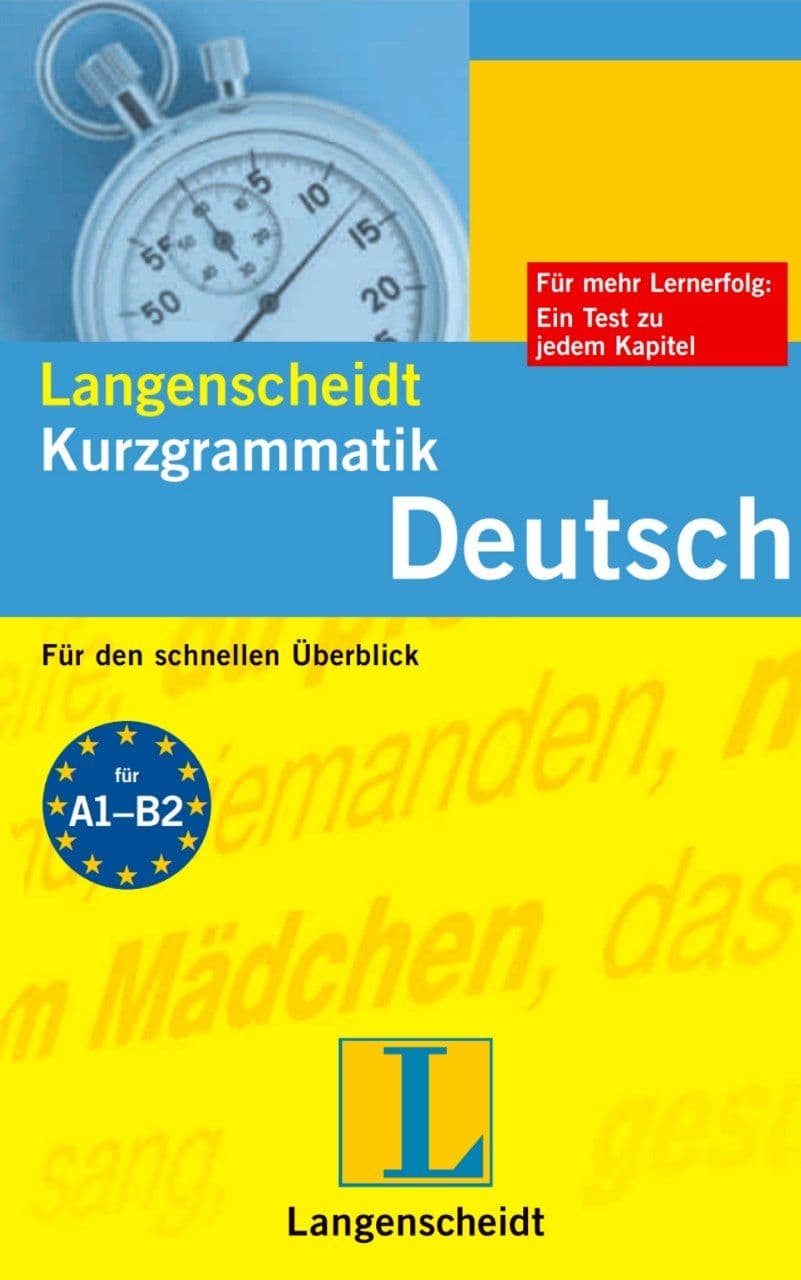 Langenscheidt Kurzgrammatik für A1-B2