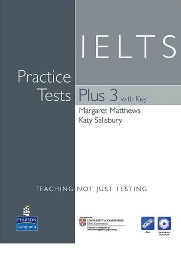 IELTS Practice Tests Plus 3 with Key+CD کتاب آیلتس تست پلاس