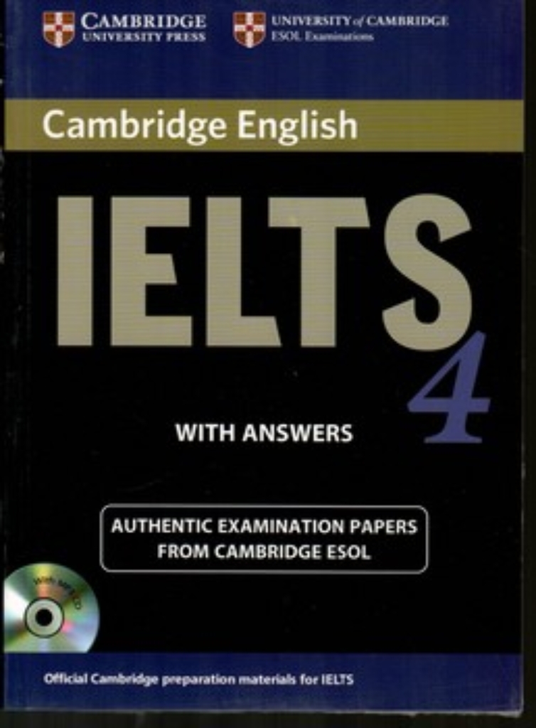 IELTS 4 - Cambridge + CD (رقعی-شمیز)