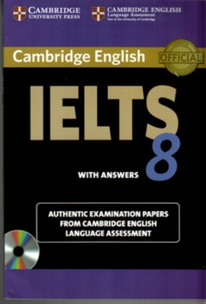 IELTS 8 - Cambridge + CD (رقعی-شمیز)