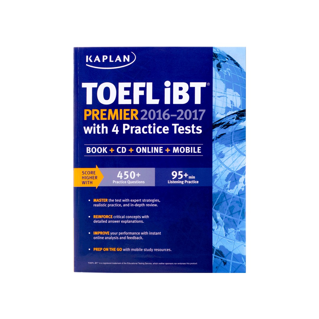 TOEFL iBT Premier Kaplan 2016 2017 CD کتاب زبان