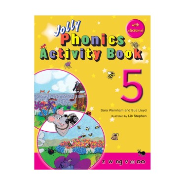 جولی فونیکز اکتیویتی بوکز Jolly Phonics 5 Activity Book