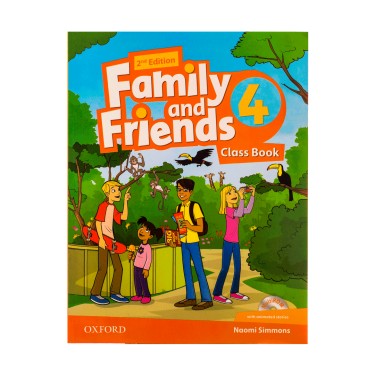 فمیلی اند فرندز ویرایش دوم Family and Friends 4 second edition ST+WB+CD بریتیش