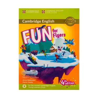 فان فور فلایرز ویرایش چهارم Fun for Flyers Students Book 4th+ Home Fun Booklet 6+CD