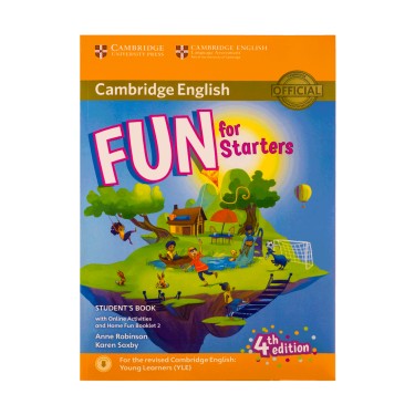 فان فور استارتر ویرایش چهارم Fun for Starters Students Book 4th+Home Fun Booklet 2+CD