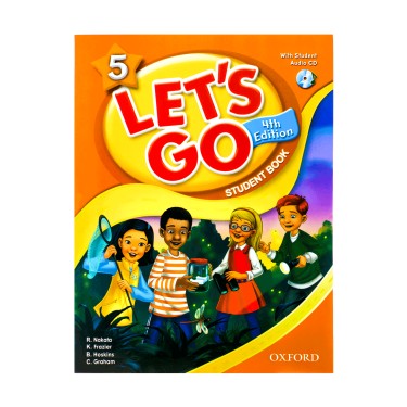 لتس گو ویرایش چهارم Lets Go 5 Student Book +workbook + cd 4th وزیری