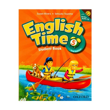 انگليش تايم English Time 5 Student Book + work book 2nd+cd