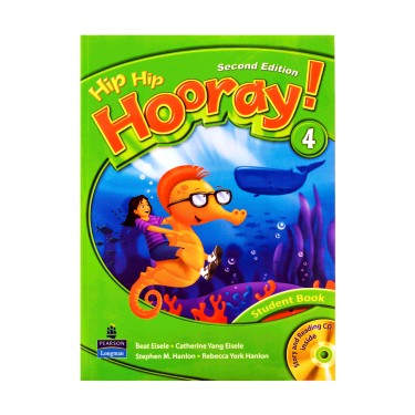 هیپ هیپ هورای ویرایش دوم Hip Hip Hooray 4 Student Book 2nd Ed+Work book+CD