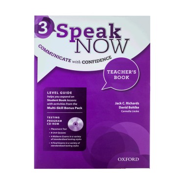 اسپیک نو Speak Now 3 Teachers book کتاب معلم