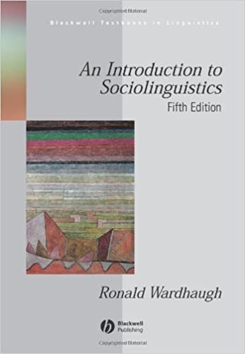 An Introduction to Sociolinguistics fifth Edition