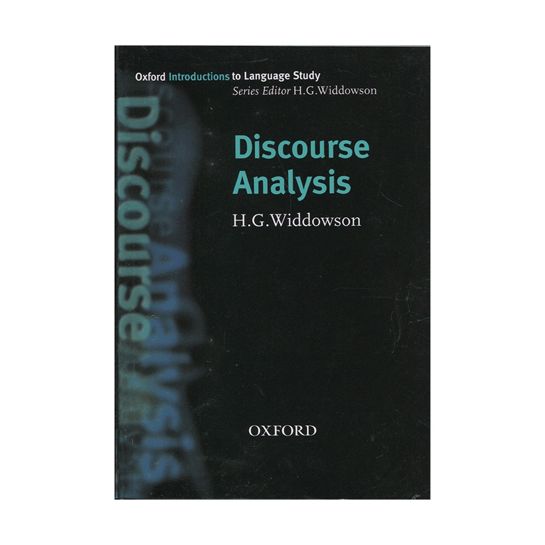 Discourse Analysis oxford widdowson